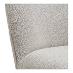 Lana Dining Chair – 4er Set, Bouclé sand, graue Beine