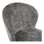 Roanne Dining Chair – 4er Set, grau, schwarze Beine