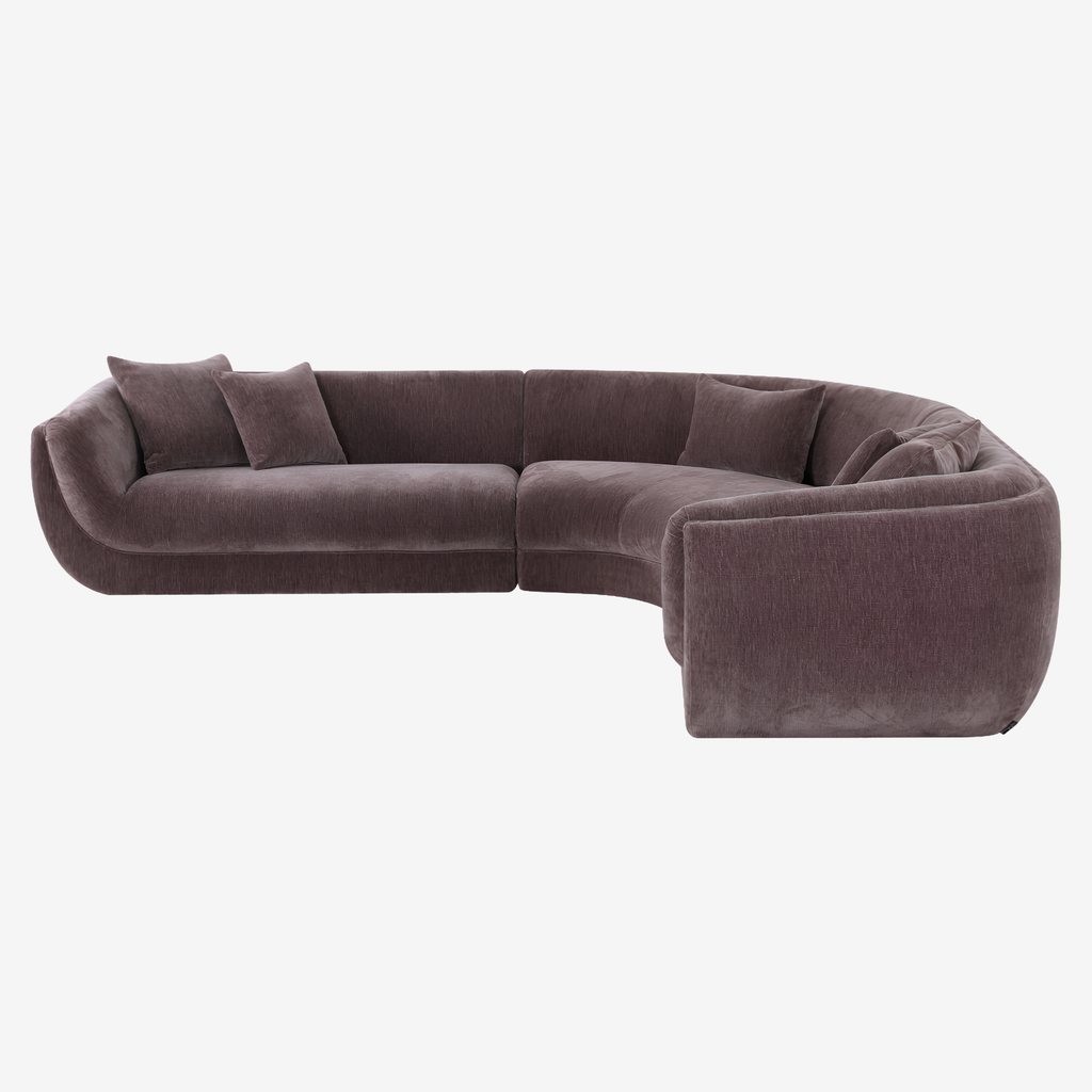 Sofa Gianelle be straight dark brown