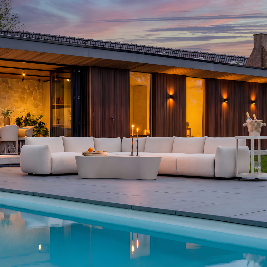 Outdoor sofa Dawson beige alpine cornersofa
