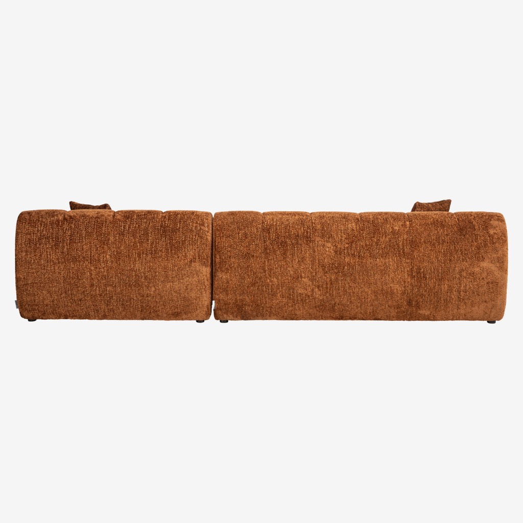 Sofa Cube lovely cinnamon 3-seater + lounge right