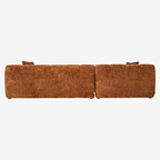 Sofa Cube lovely cinnamon 3-seater + lounge left