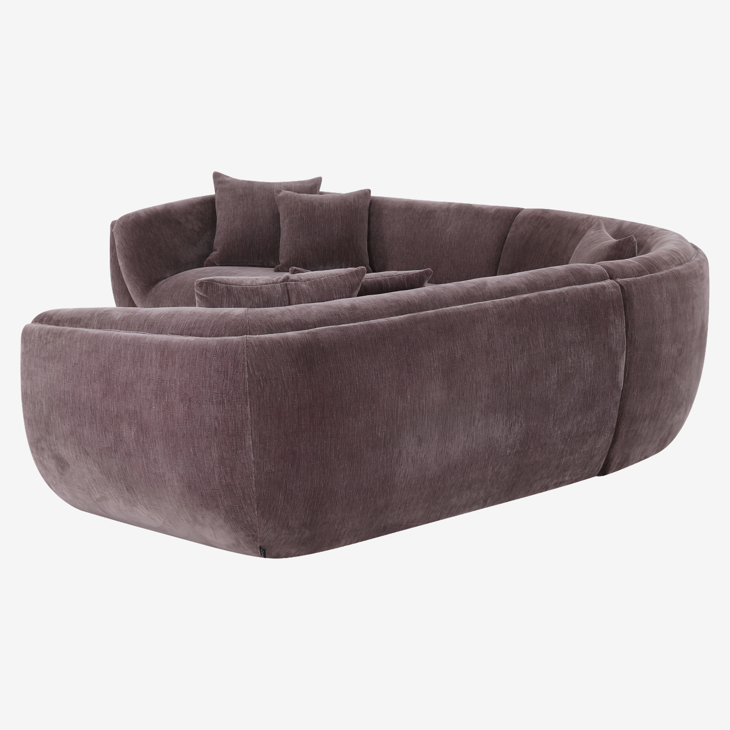 Sofa Gianelle be straight dark brown