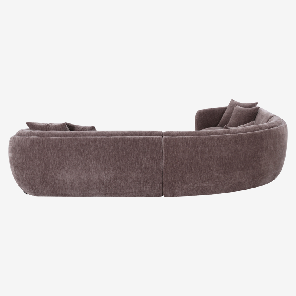 Sofa Gianelle be straight dark brown