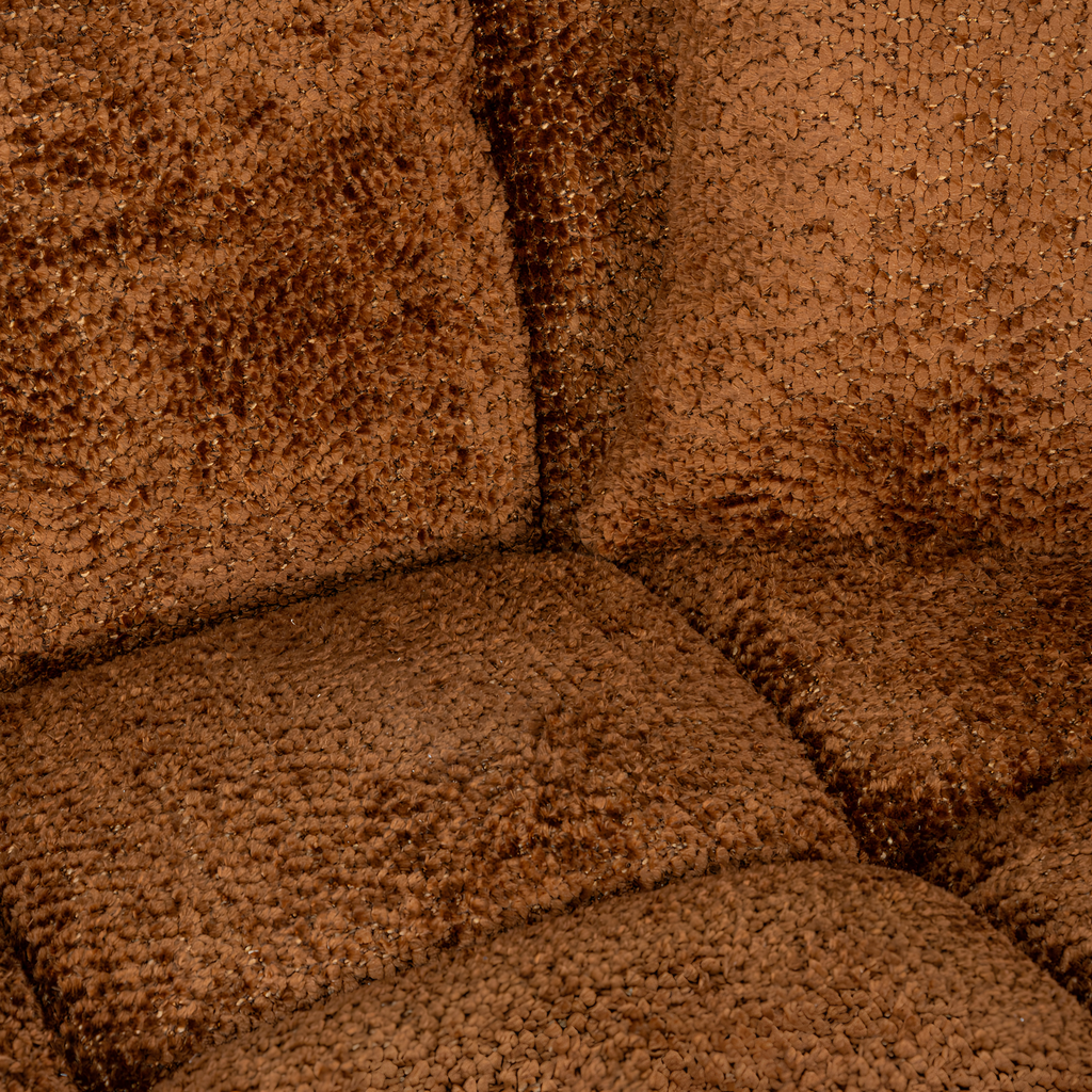 Sofa Cube lovely cinnamon 3-seater + lounge right