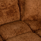 Sofa Cube lovely cinnamon 3-seater + lounge left