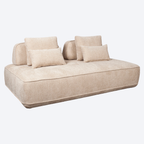Sofa Tudor natural boldweave 2,5-seater movable backrest