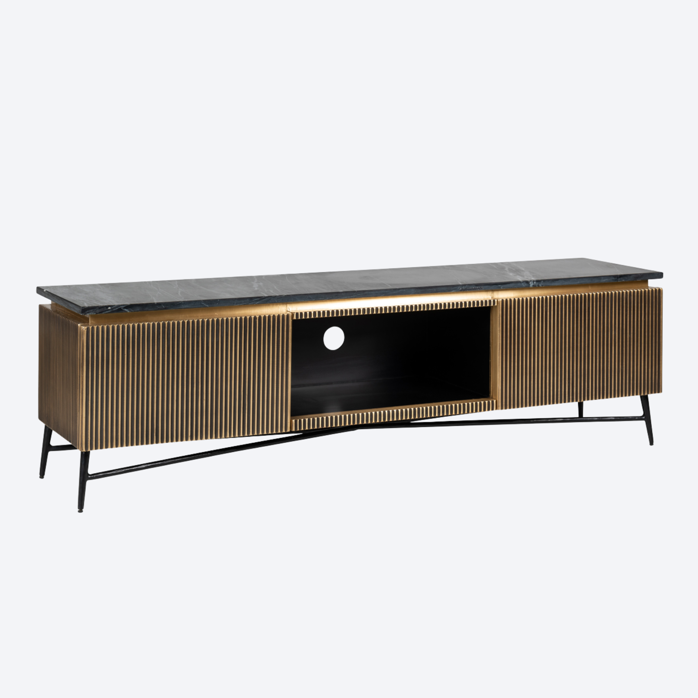TV cabinet Ironville gold