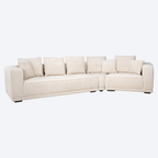 Sofa Lusso niagara beige 4-seater