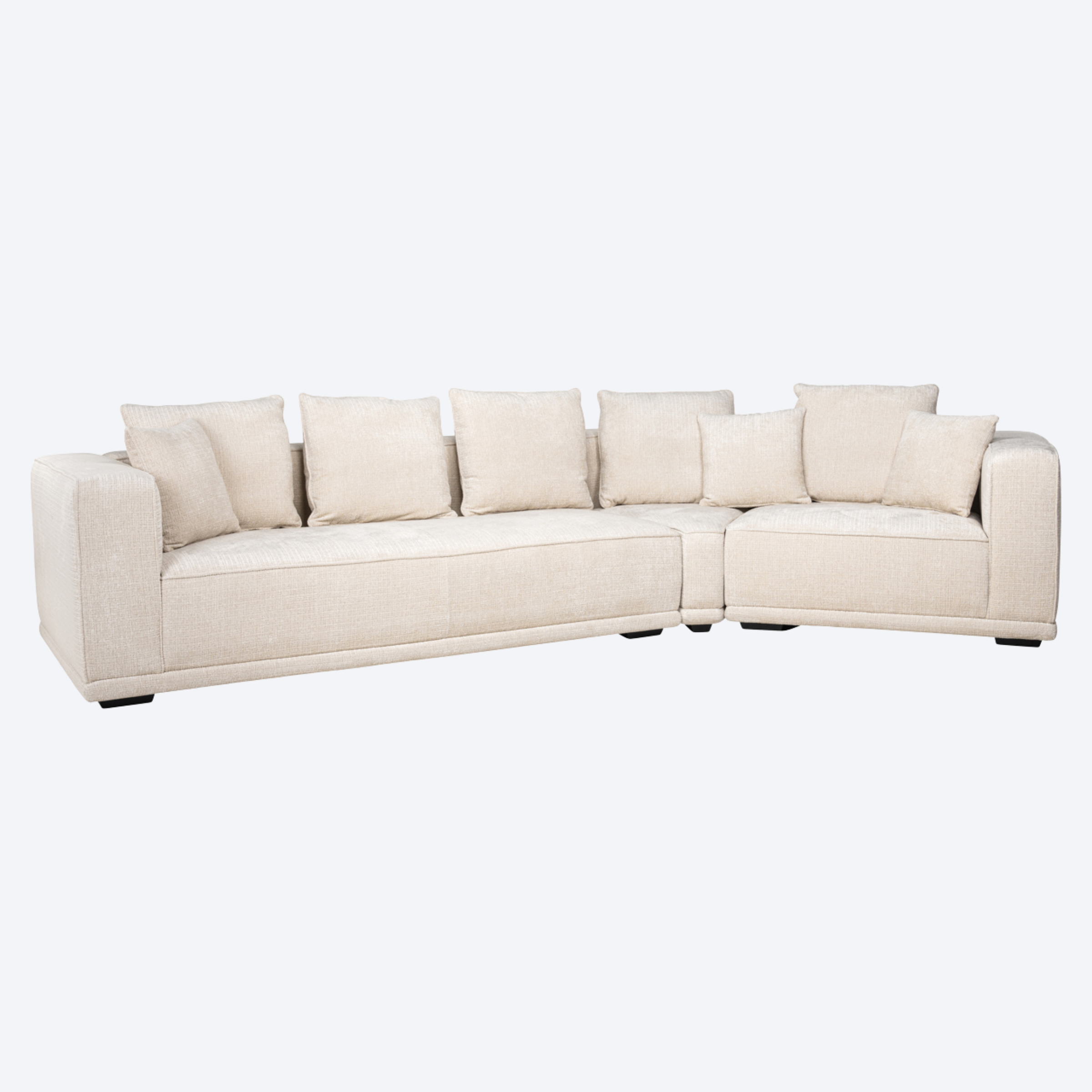 Sofa Lusso niagara beige 4-seater