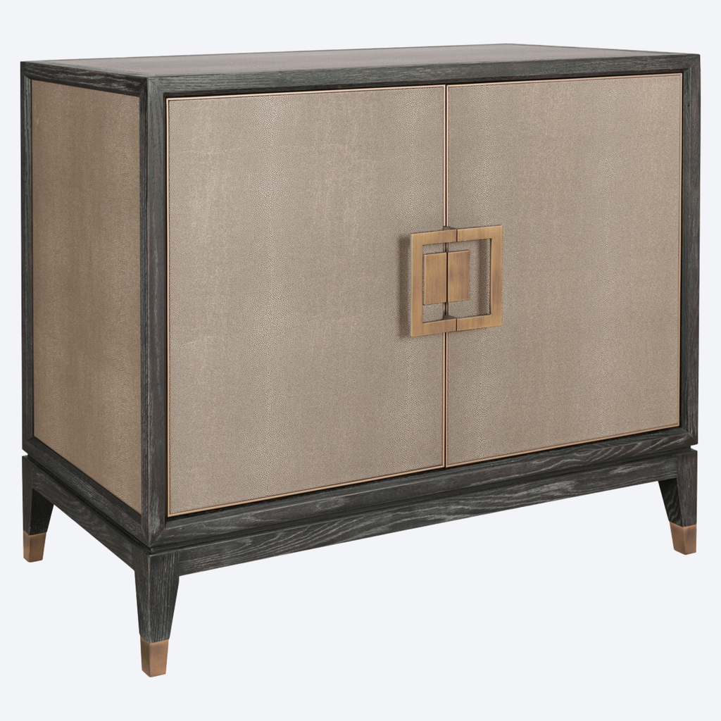 Sideboard Bloomville brass shagreen