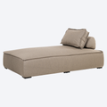 Outdoor daybed Jondal taupe
