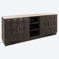 Sideboard Claremont brown 4-doors 2-shelves