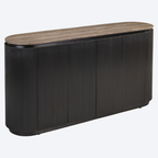 Sideboard Russo ash brown 4-doors