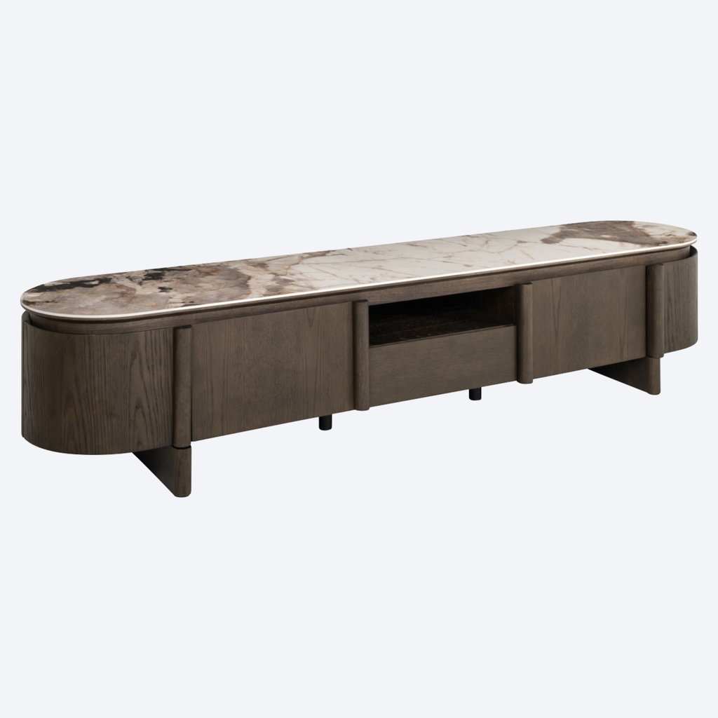 TV cabinet Langford brown