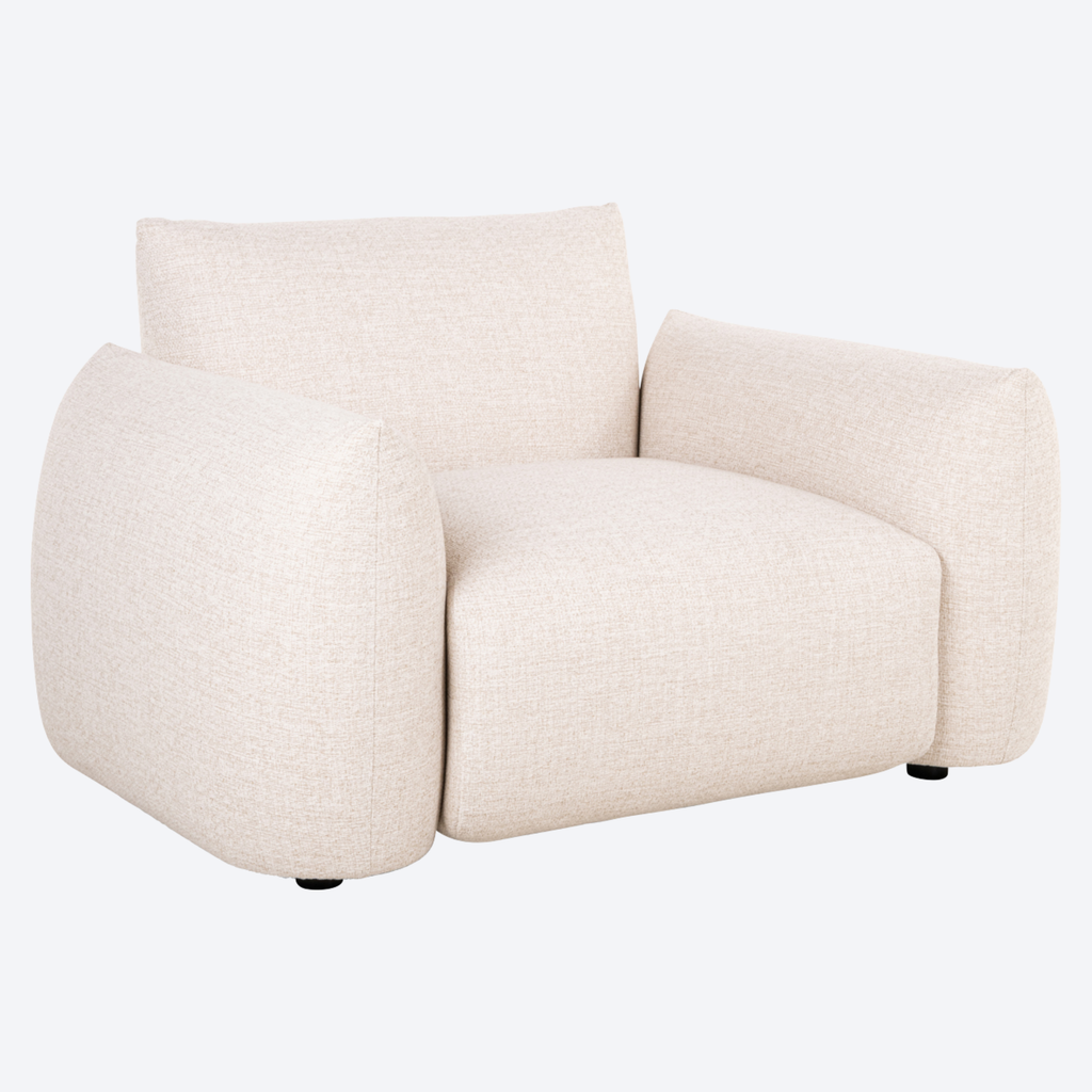 Outdoor lounge chair Dawson beige alpine