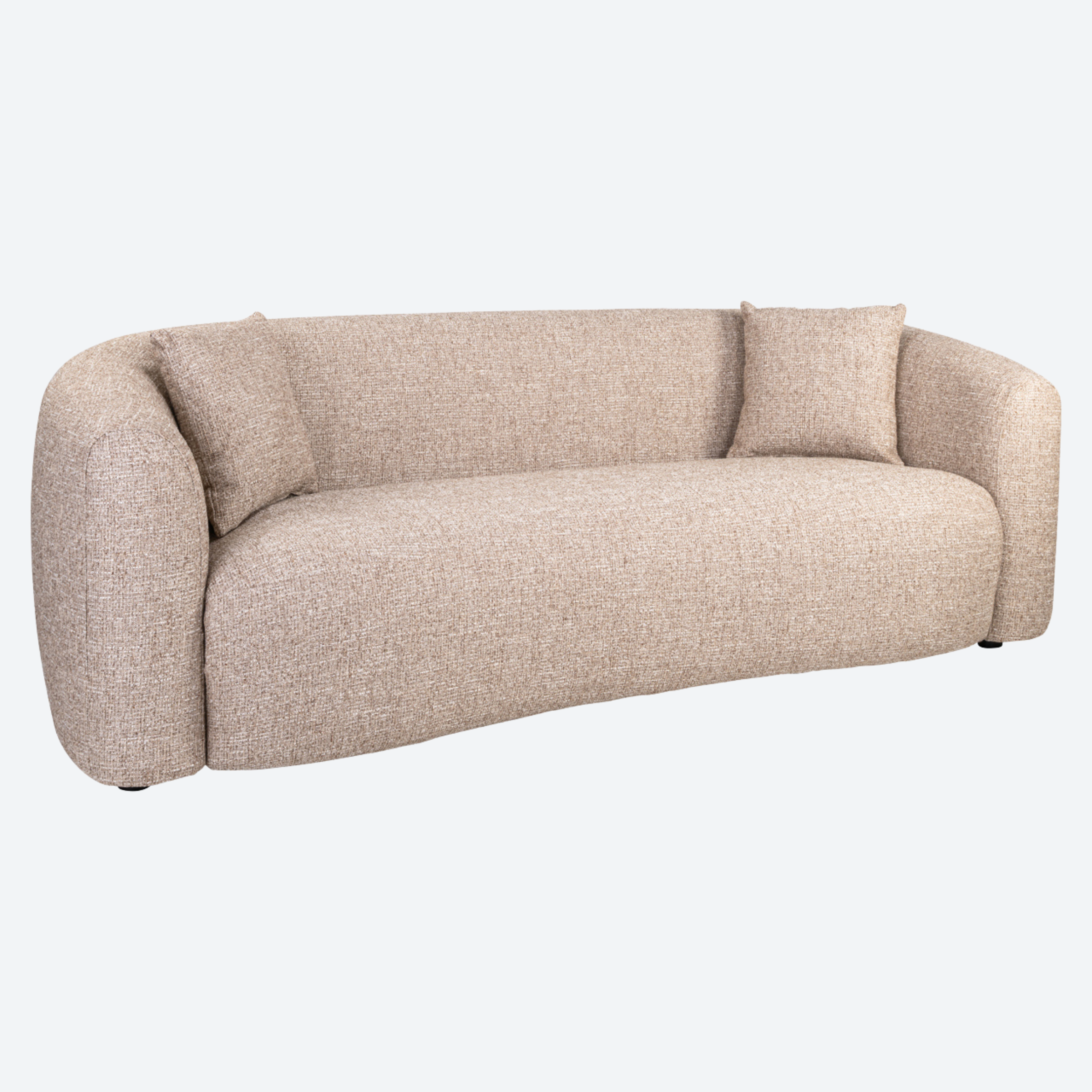 Sofa Luxandra sand tweed fire retardant