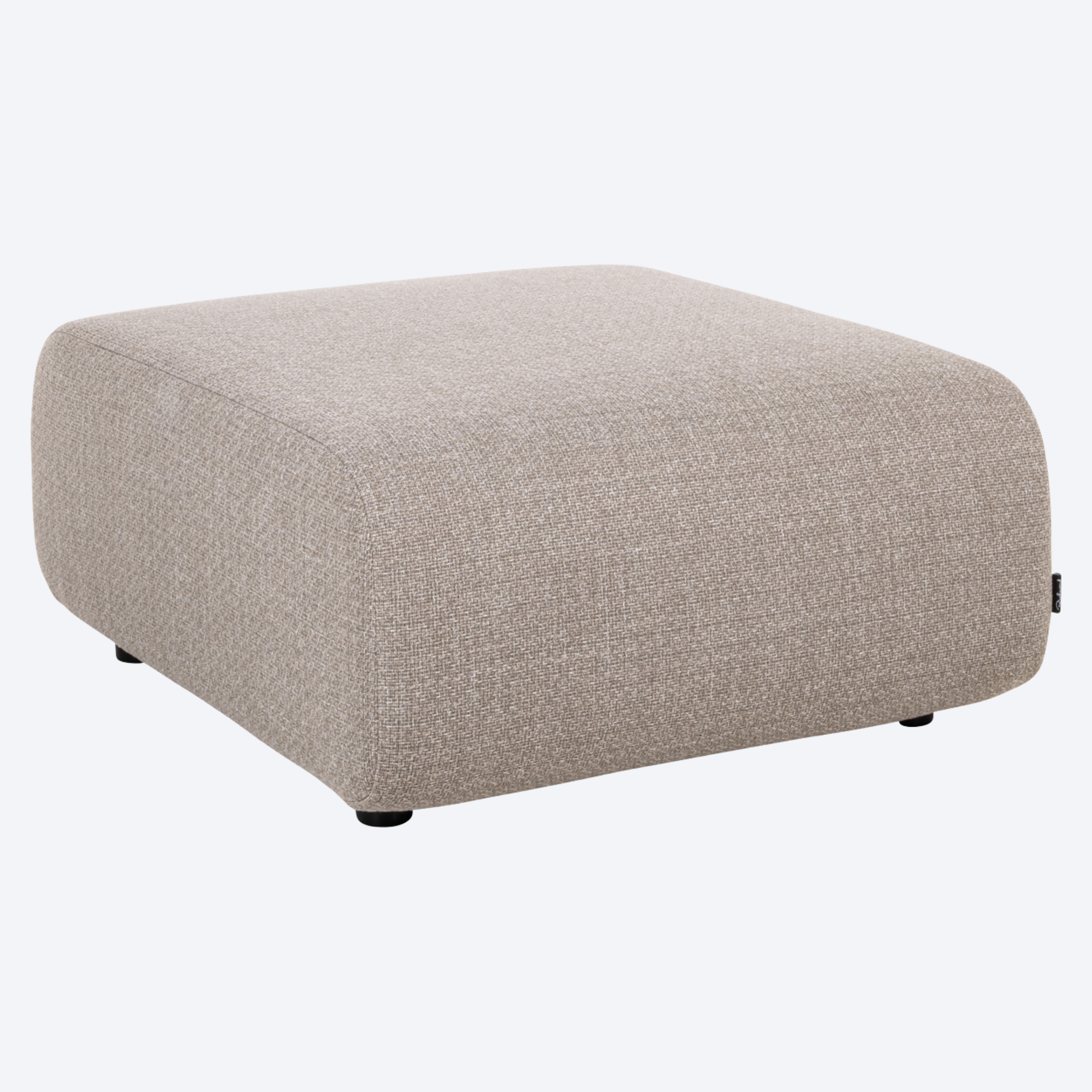 Outdoor pouffe & footstool Dawson greige alpine