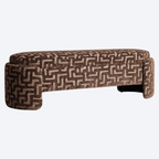 Bench Cupid brown labyrinth with storage