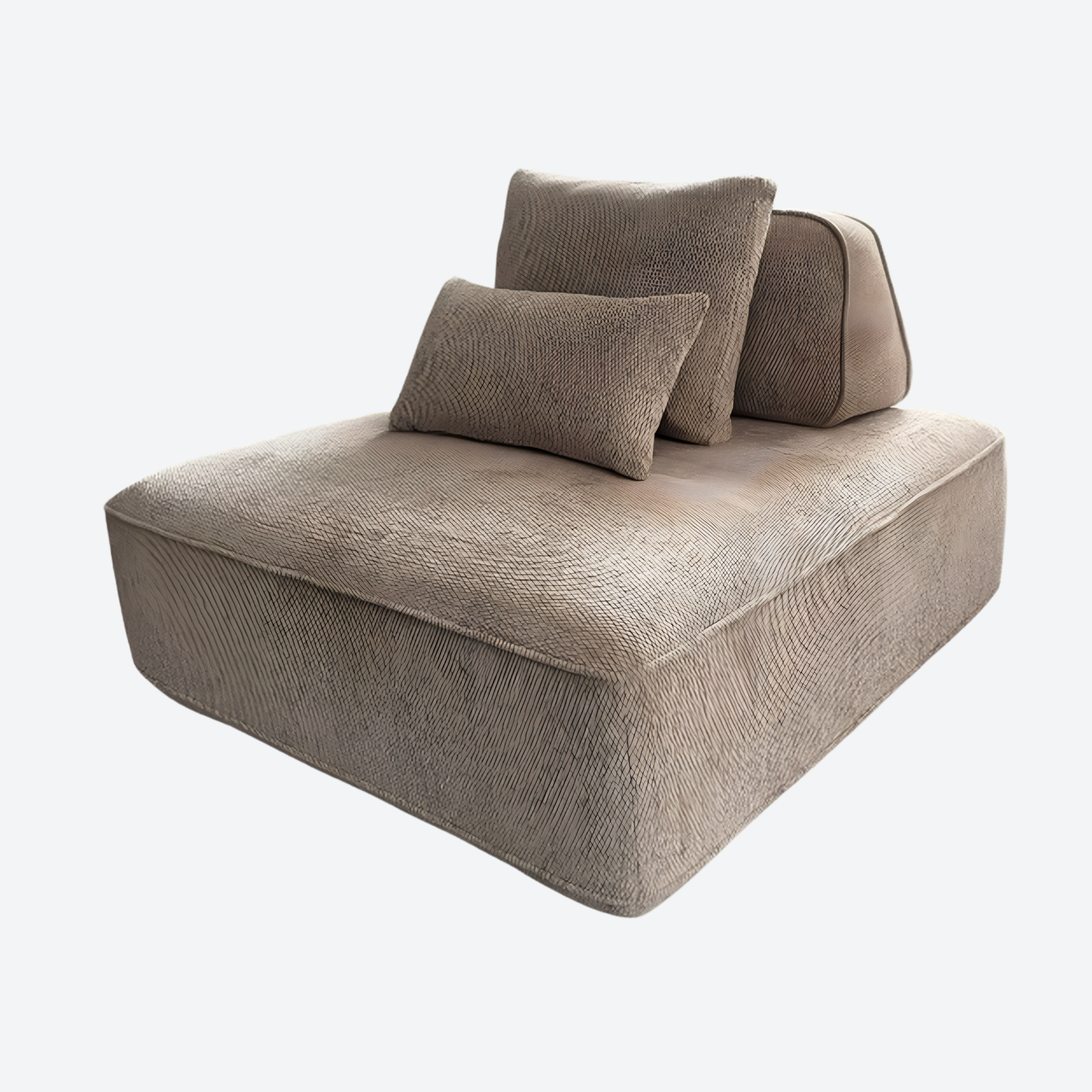 Sofa Tudor mocca boldweave 1-seater movable backrest
