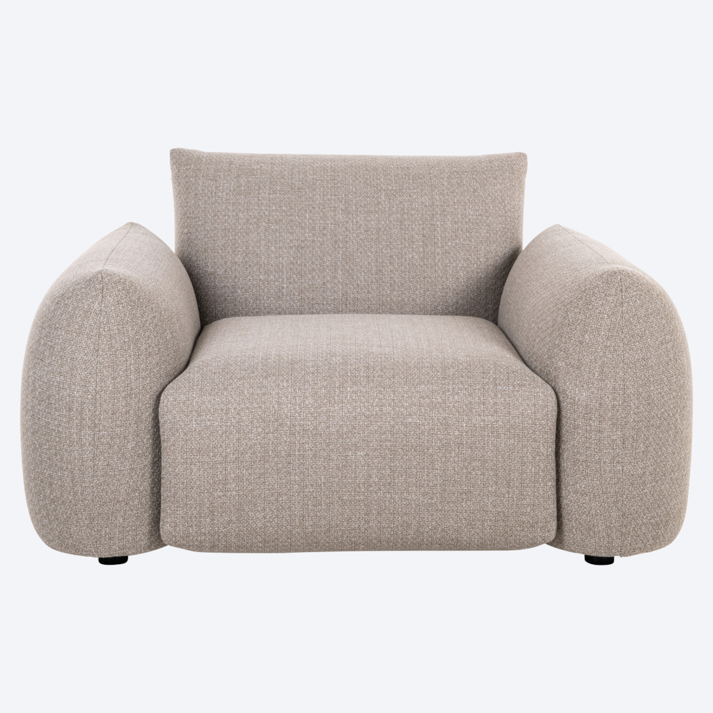 Outdoor lounge chair Dawson greige alpine