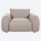 Outdoor lounge chair Dawson greige alpine