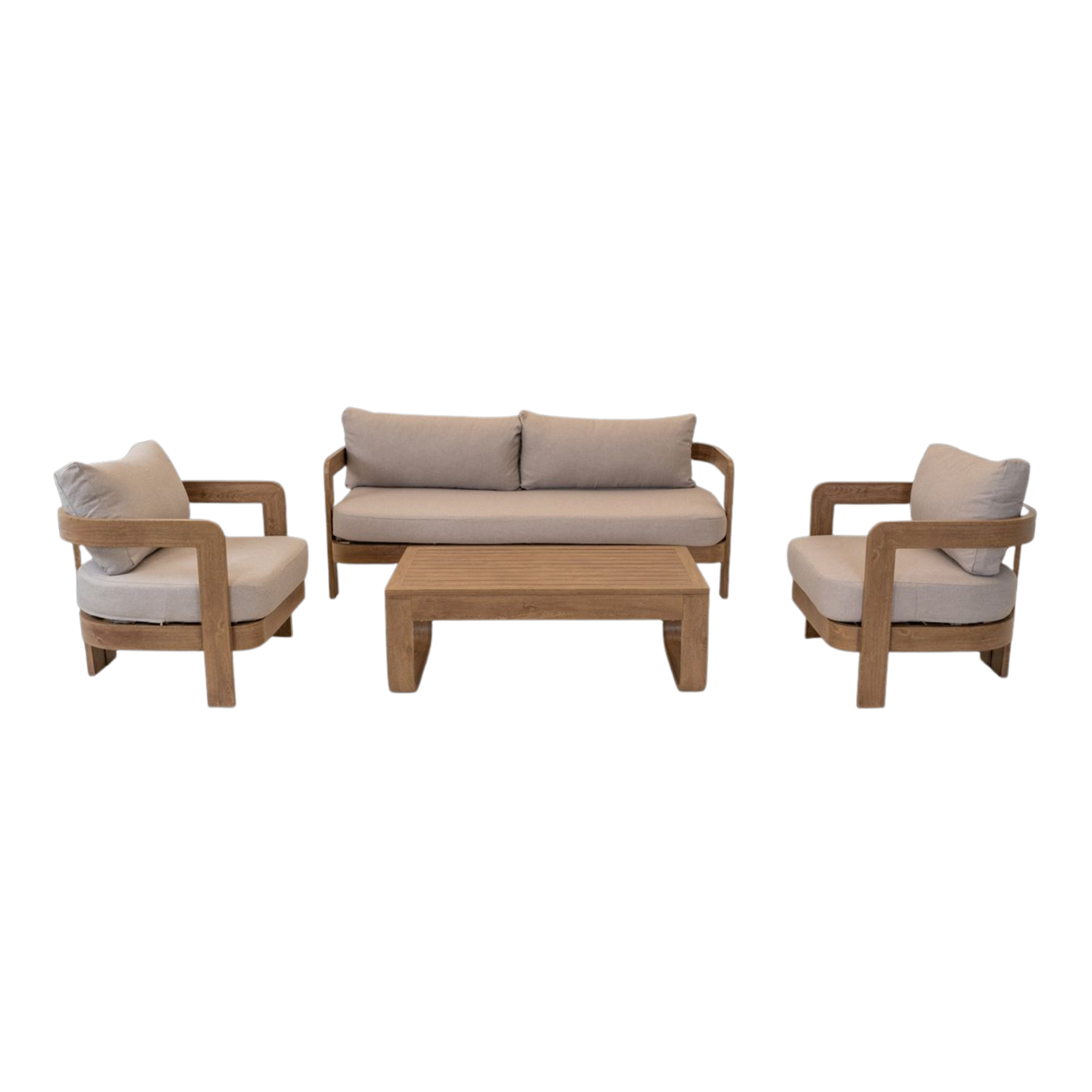 Gartenmöbel Lounge-Set Mylo beige