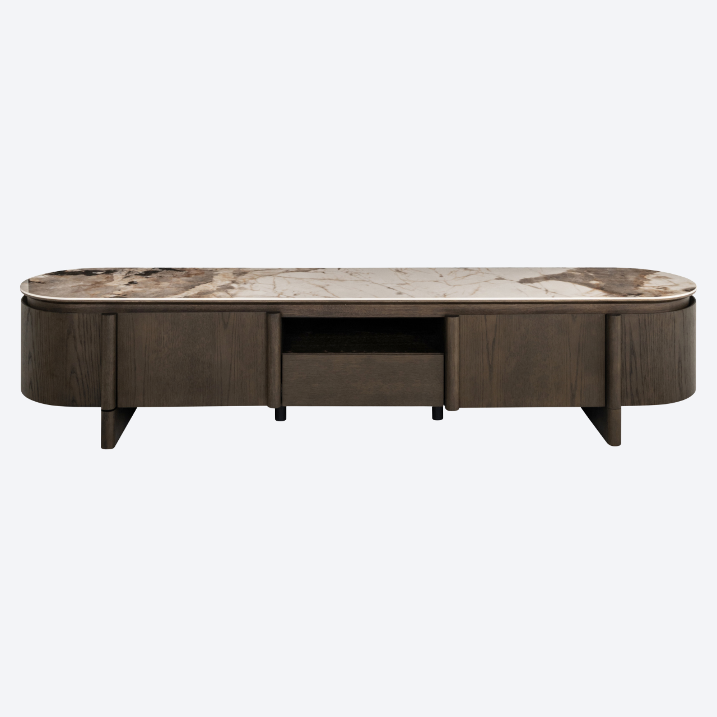 TV cabinet Langford brown