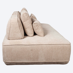 Sofa Tudor natural boldweave 2,5-seater movable backrest