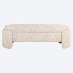 Bench Cupid beige angora with storage