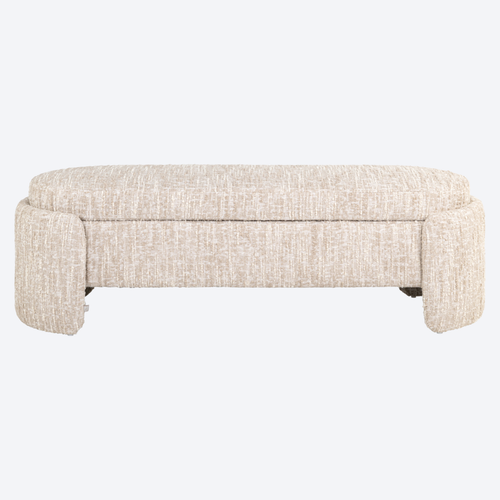 Bench Cupid beige angora with storage