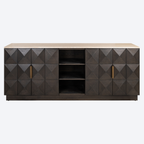 Sideboard Claremont brown 4-doors 2-shelves