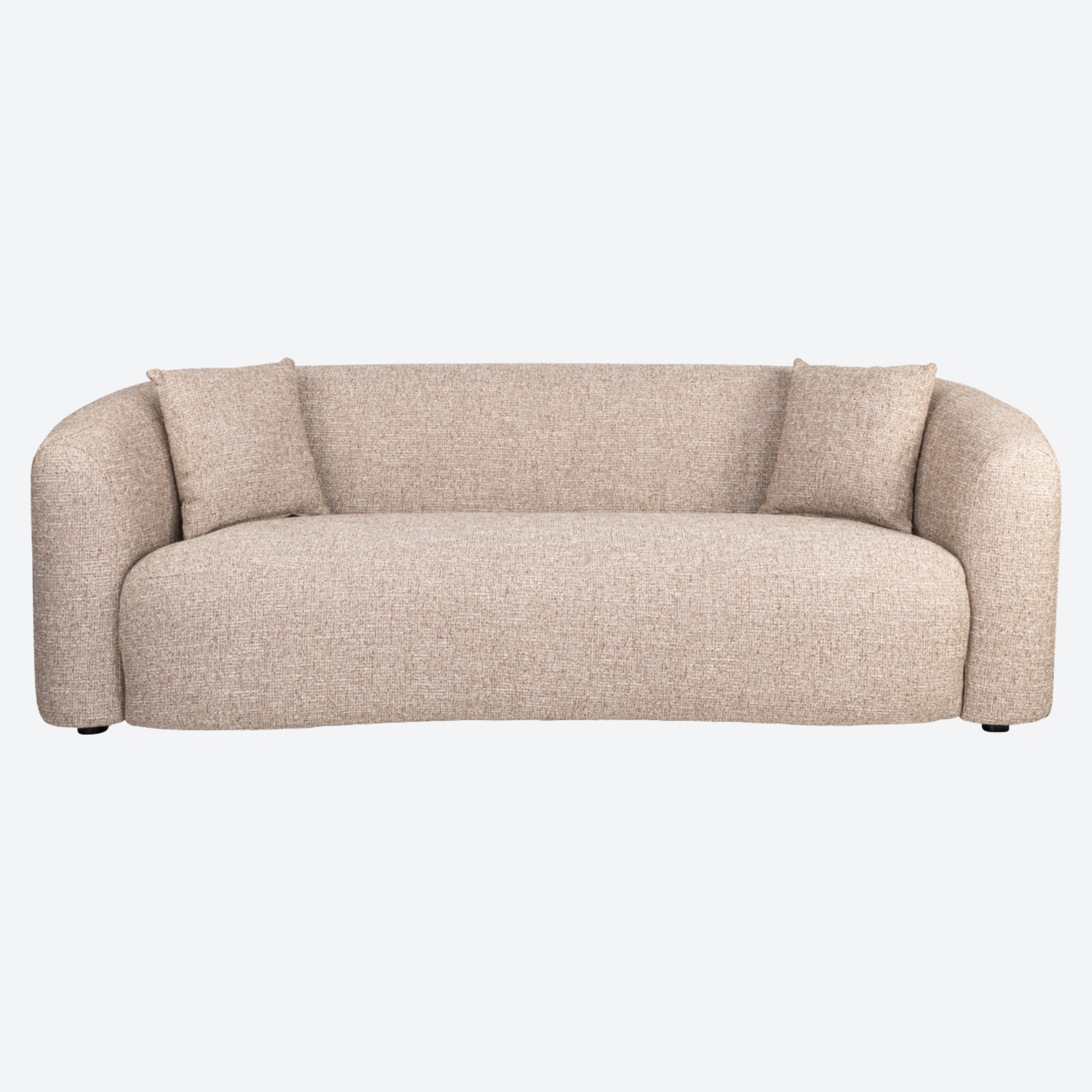 Sofa Luxandra sand tweed fire retardant