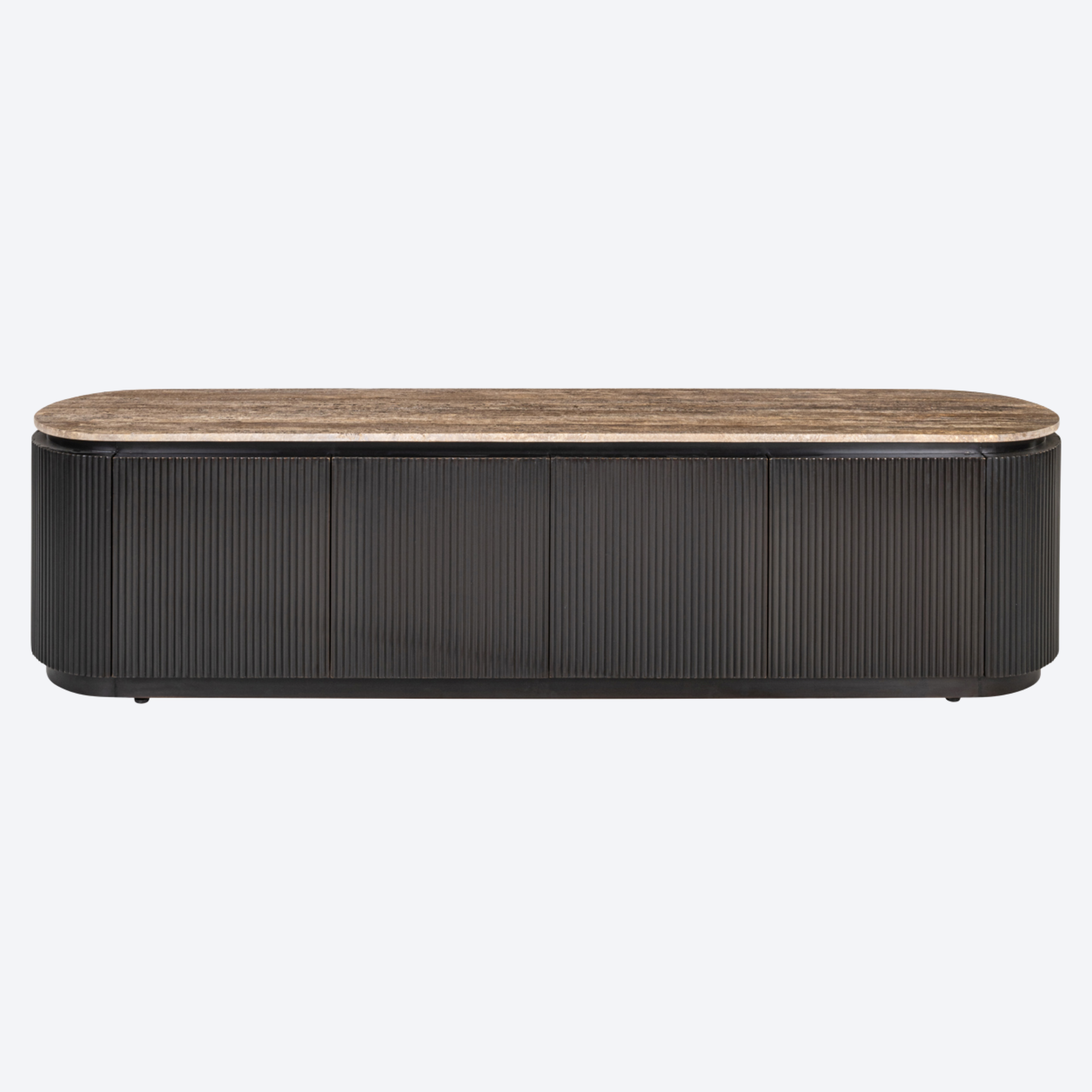TV cabinet Russo ash brown 4-doors