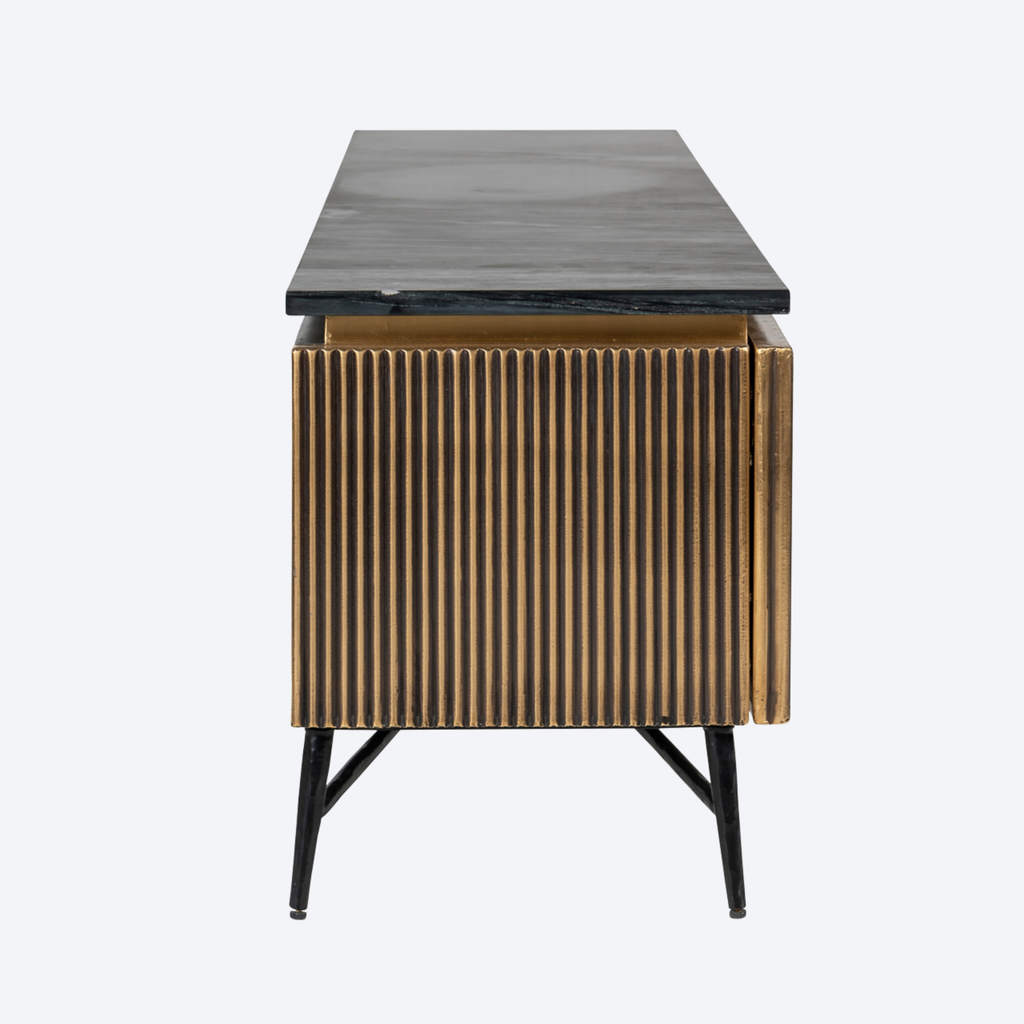 TV cabinet Ironville gold