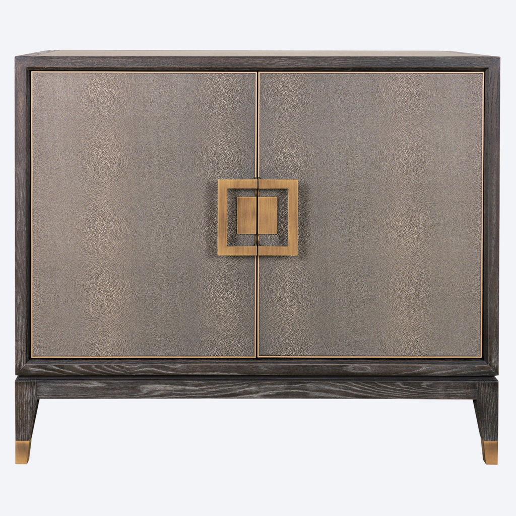 Sideboard Bloomville brass shagreen