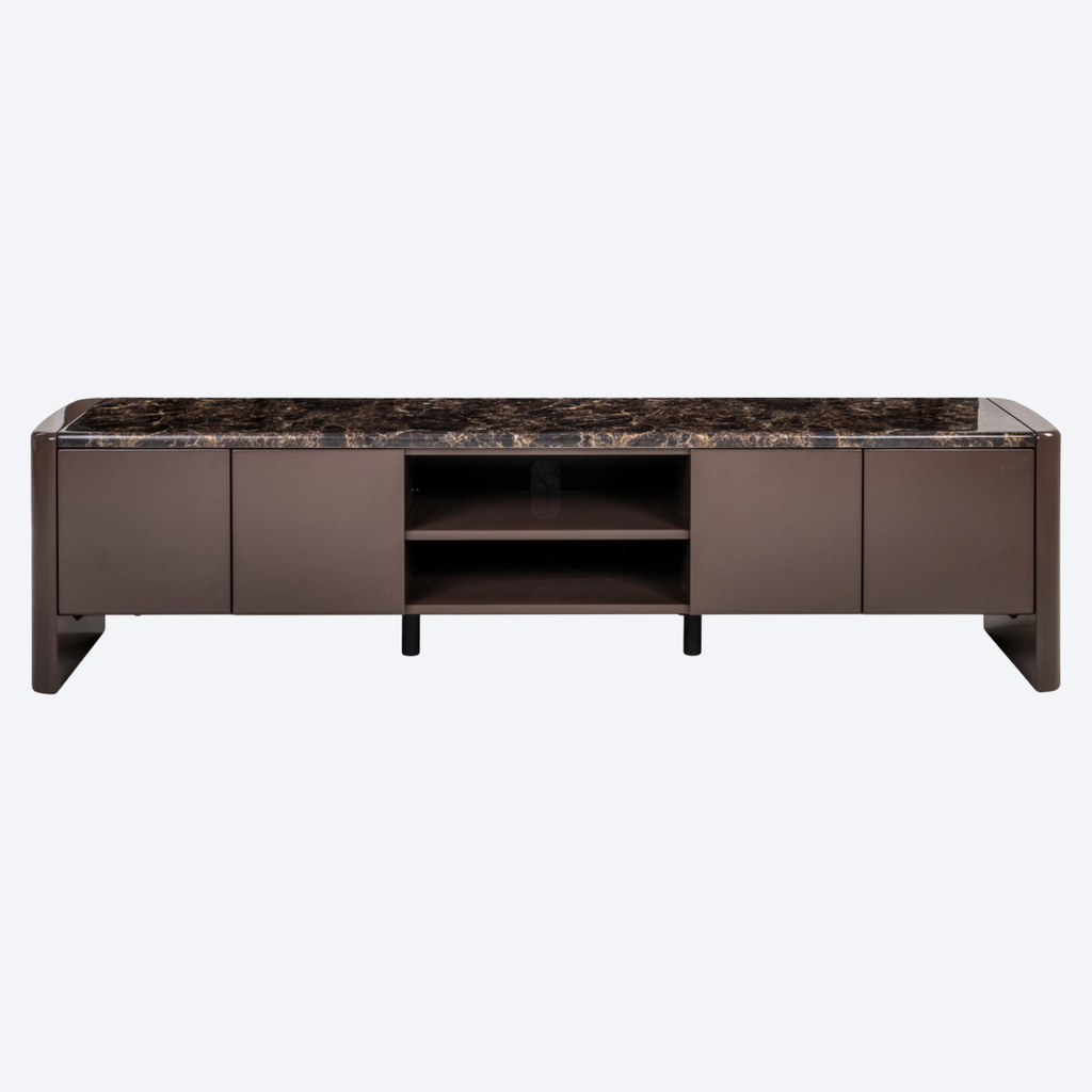 TV cabinet Almundi chocolat brown