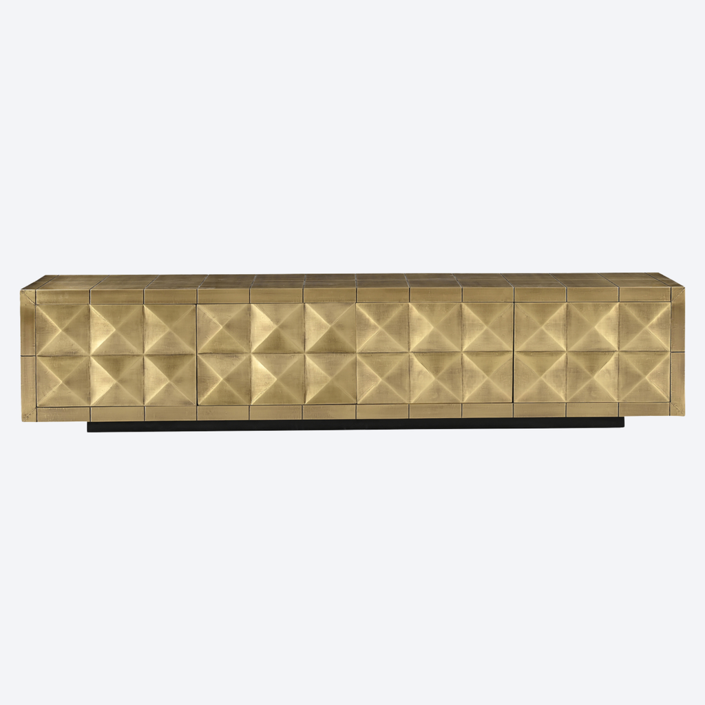 TV cabinet Collada brushed gold