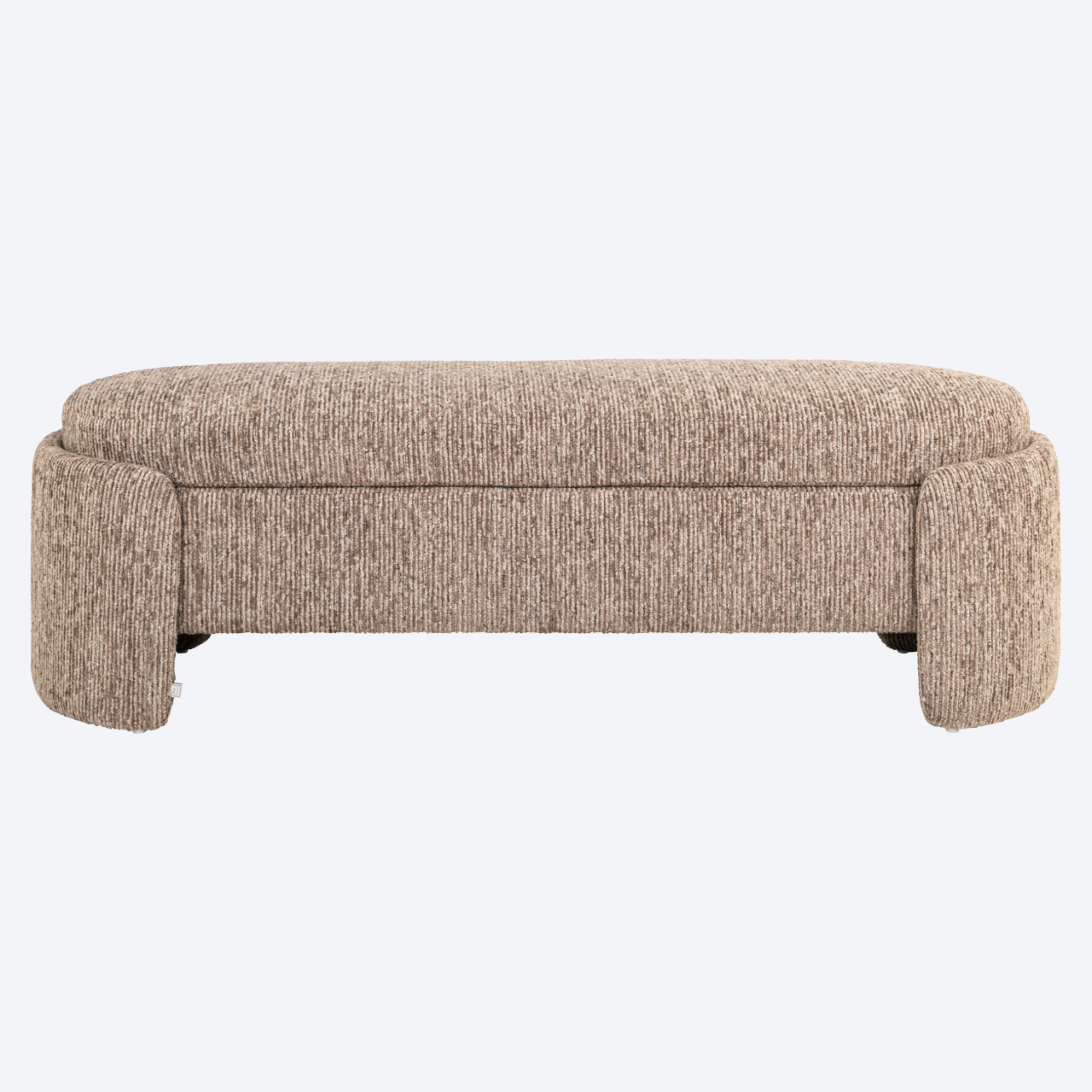 Bench Cupid mocca linear with storage
