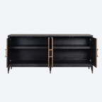 Sideboard Bloomville brass shagreen