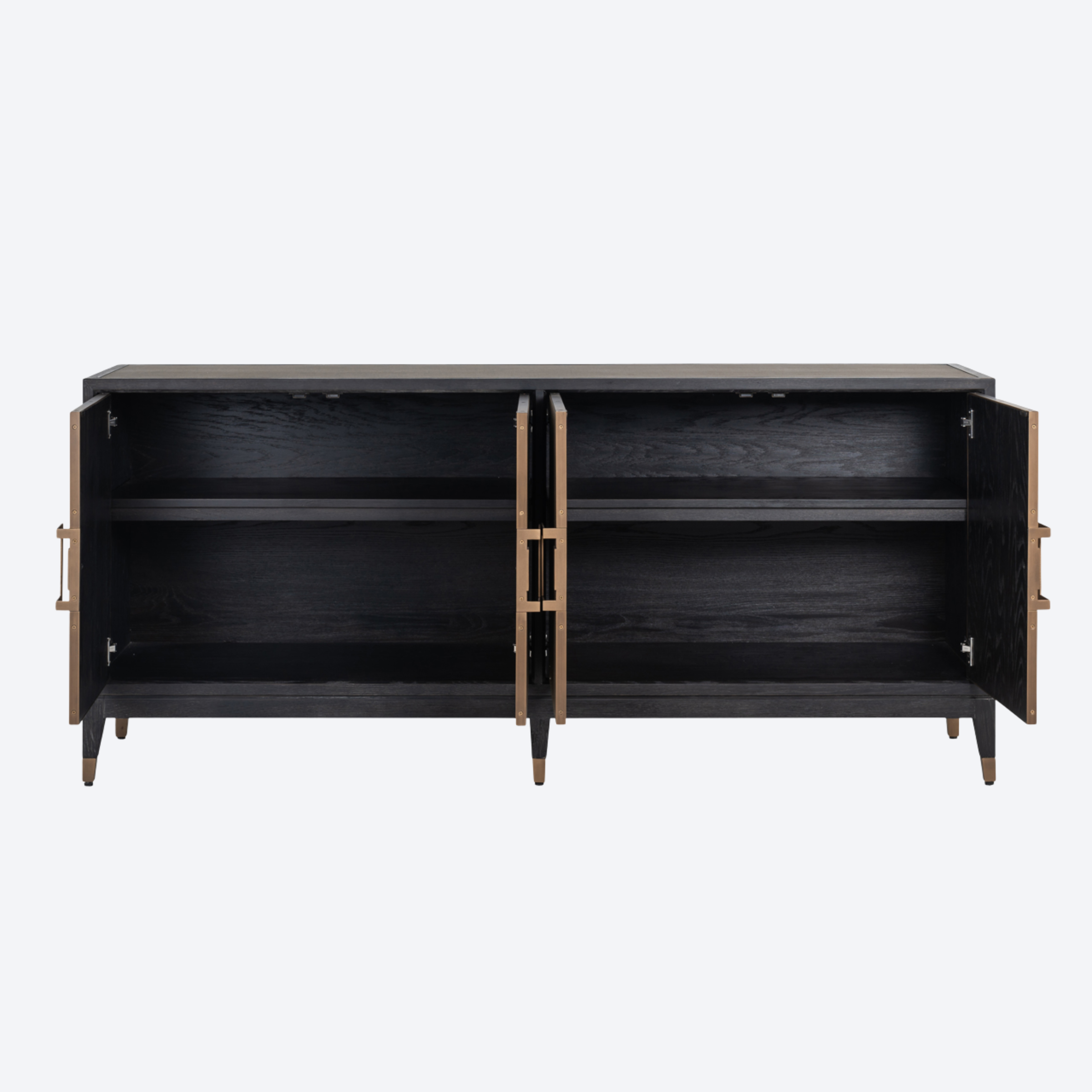 Sideboard Bloomville brass shagreen