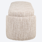Bench Cupid beige angora with storage