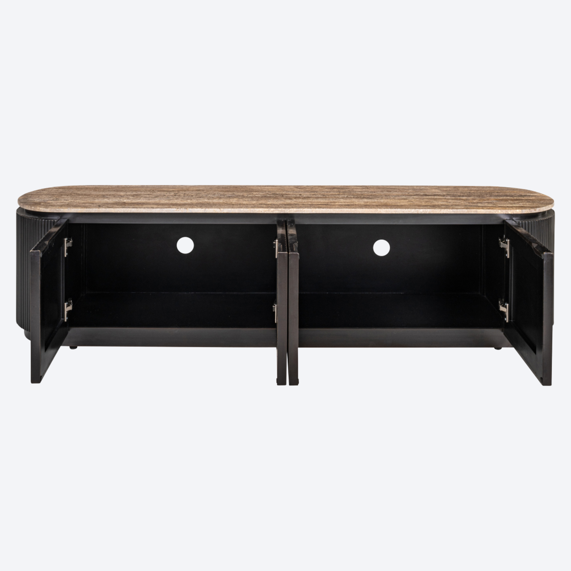 TV cabinet Russo ash brown 4-doors