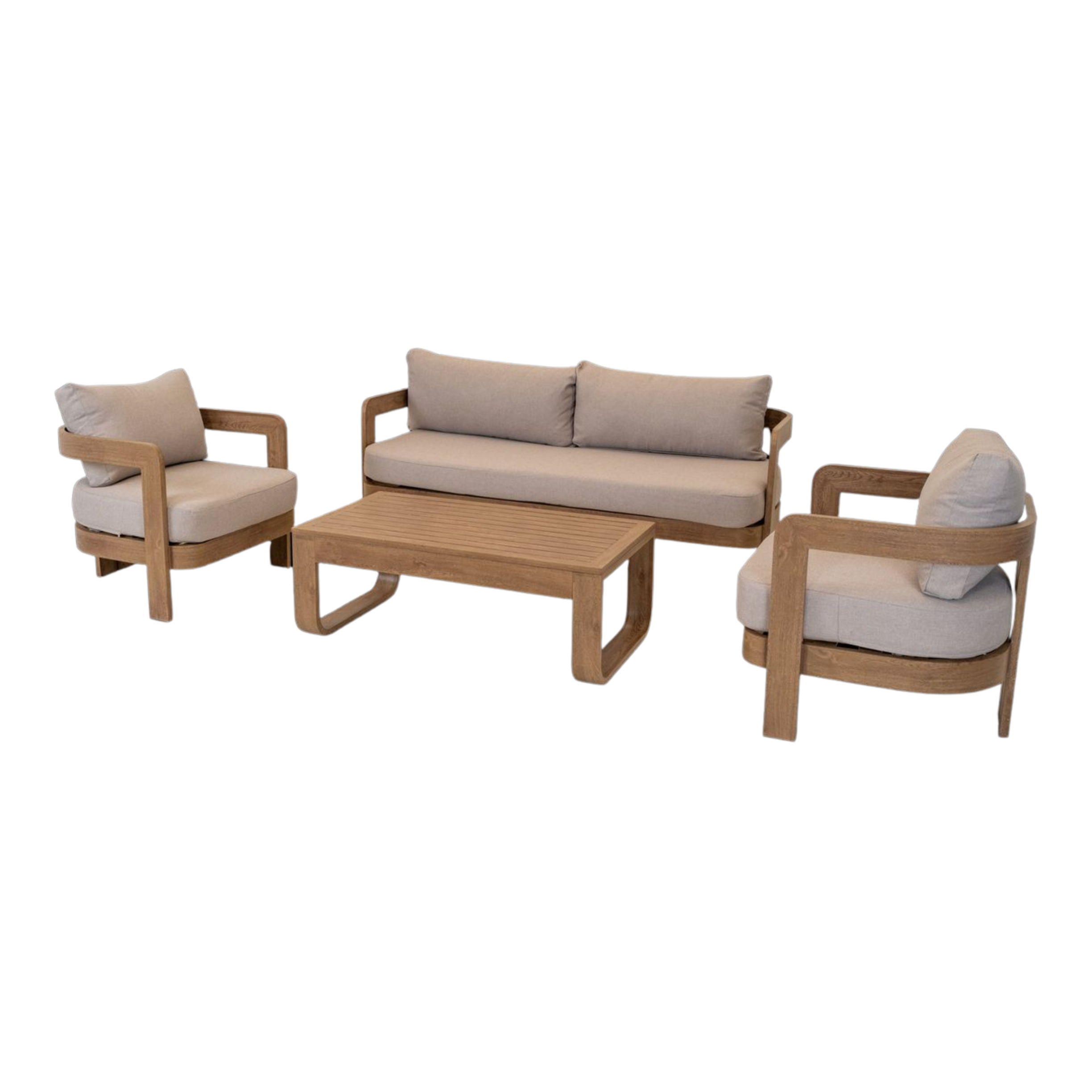 Gartenmöbel Lounge-Set Mylo beige