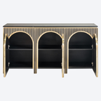 Sideboard Les Arcs brushed gold