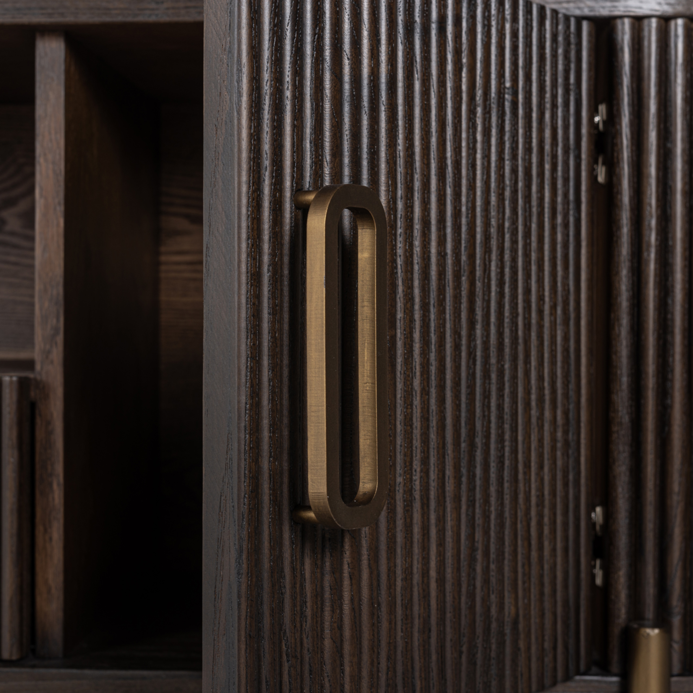 TV cabinet Luxor brown