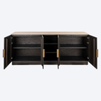 Sideboard Claremont brown 4-doors 2-shelves