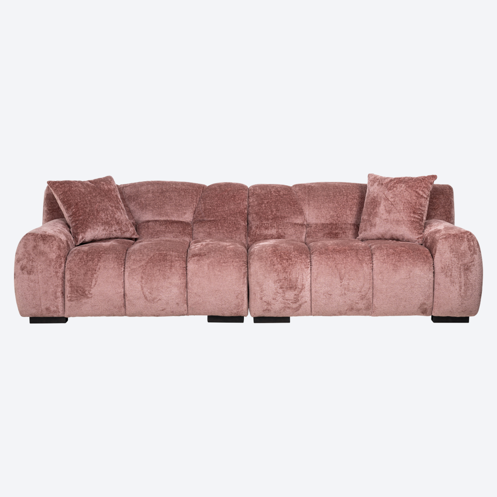 Sofa Charelle rose chenille
