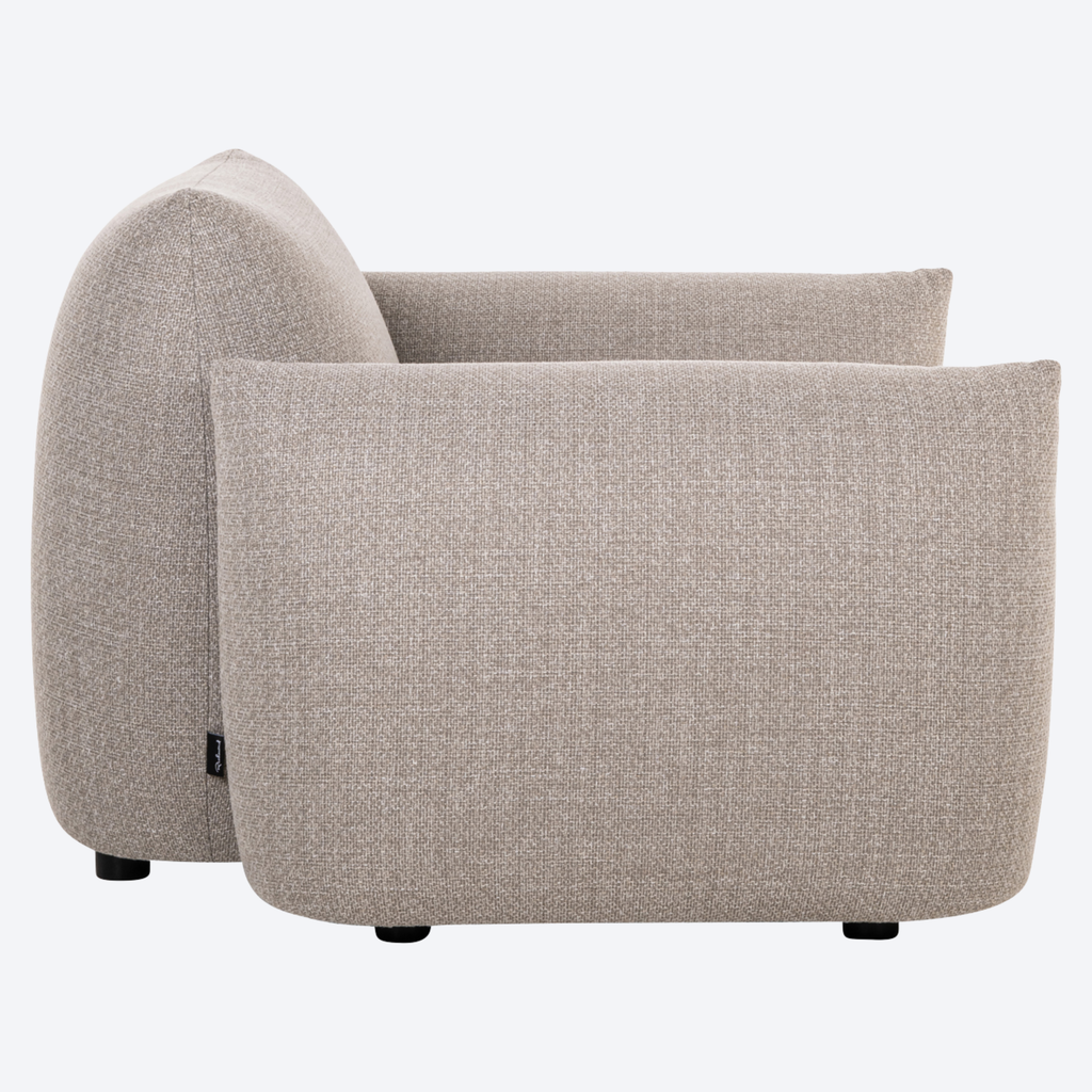 Outdoor lounge chair Dawson greige alpine