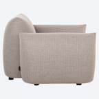 Outdoor lounge chair Dawson greige alpine